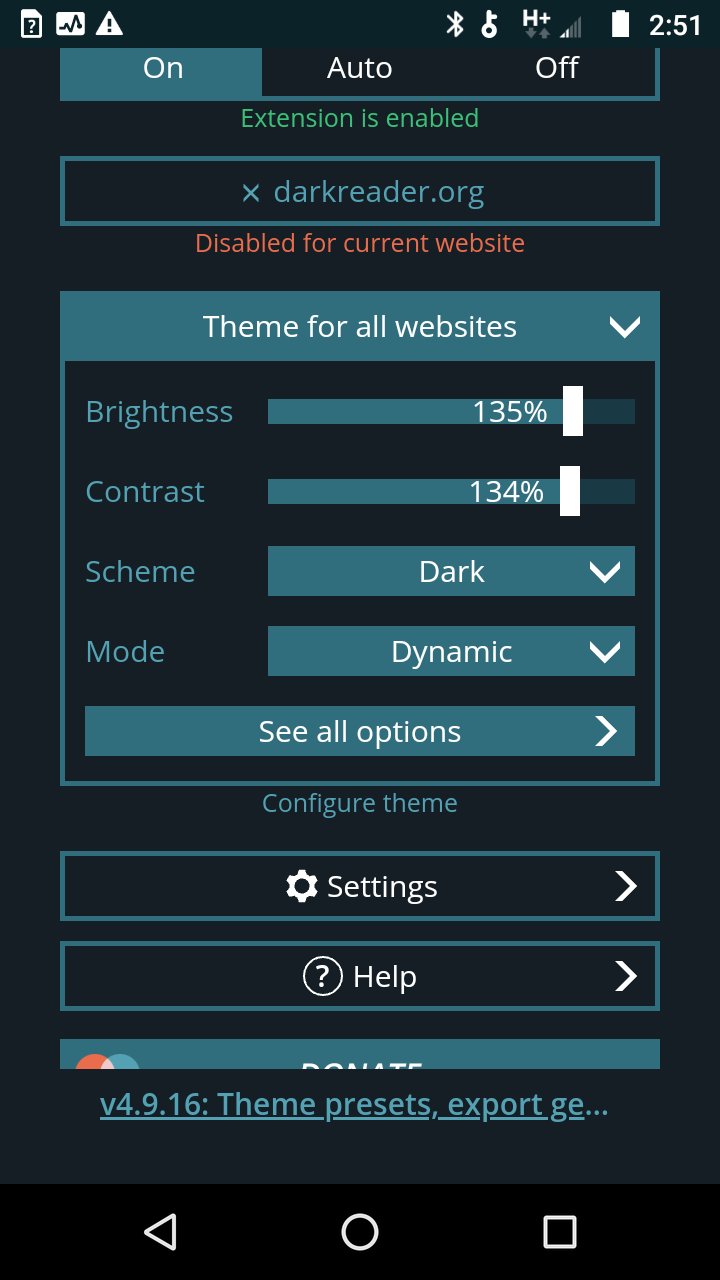 [Bug] Donate button on extension UI is obscured · Issue #7094 ...
