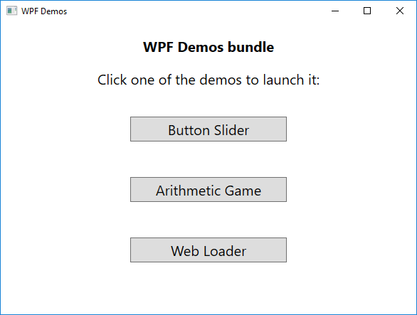 GitHub - Yuval911/WPFDemos