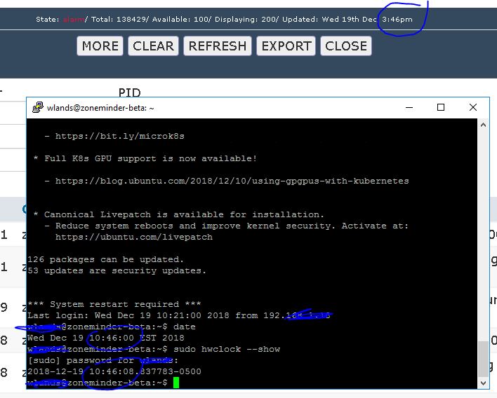 Changing timezone breaks just about everything · Issue 2354