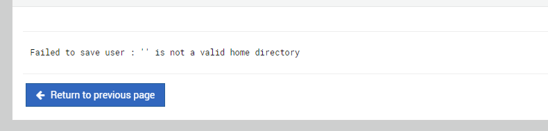 Cluster user config no longer works. Automatic home directory is not ...