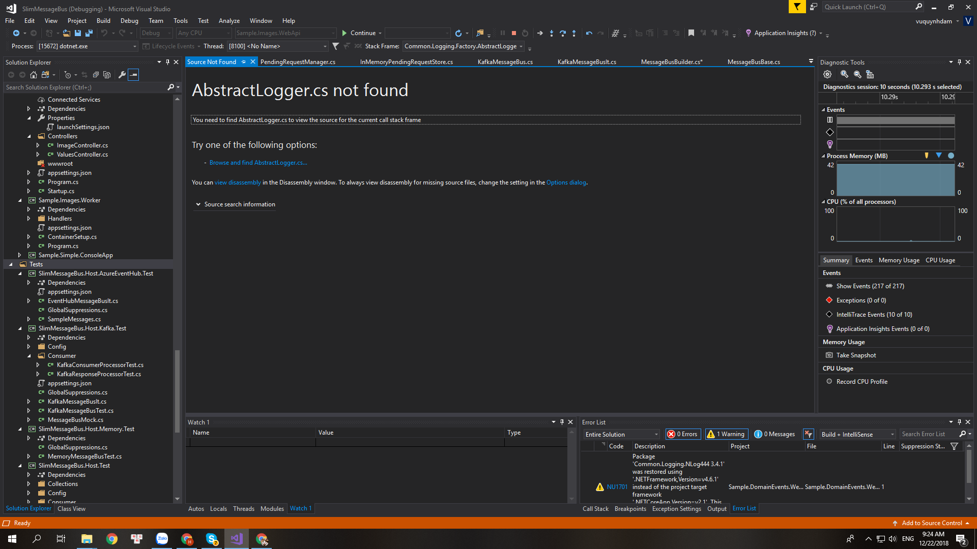 LogManager.cs not found · Issue #4 · zarusz/SlimMessageBus · GitHub
