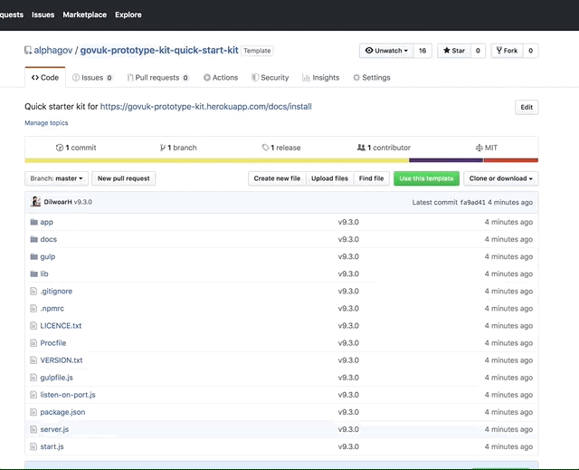 Use Github template repos instead of download zip · Issue #816 ...