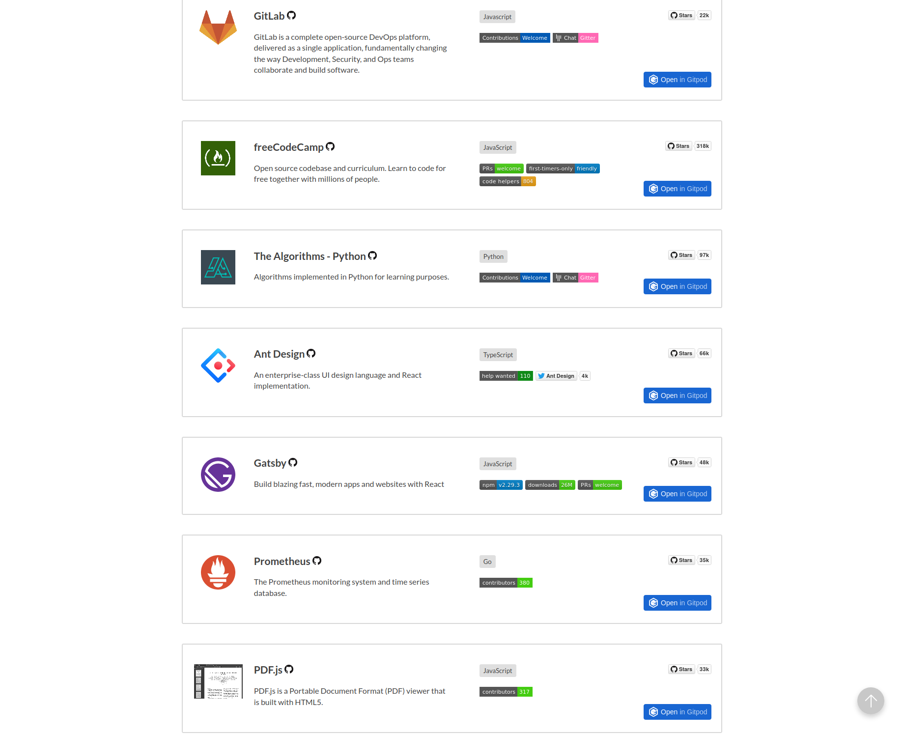 Make contributions easier via automating the dev setup with Gitpod ...
