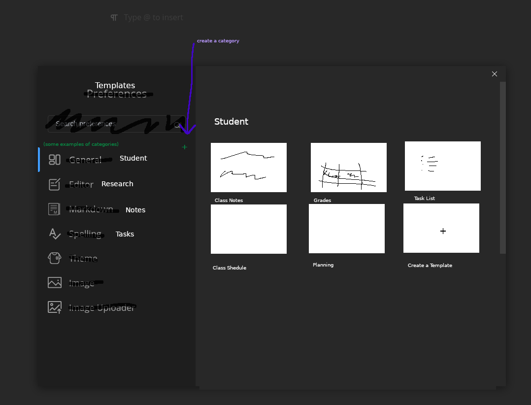 Feature Request: Templates · Issue #2656 · marktext/marktext · GitHub