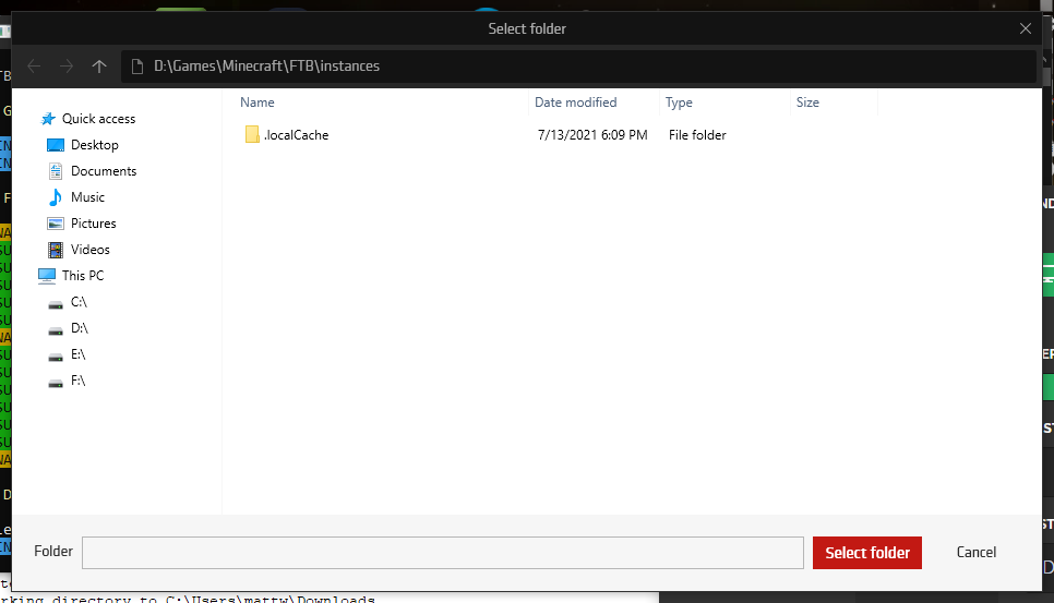 [Feature request] Change the current file explorer dialogue to the ...
