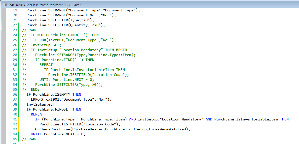 Codeunit 415 - Change check on line · Issue #2519 · microsoft ...