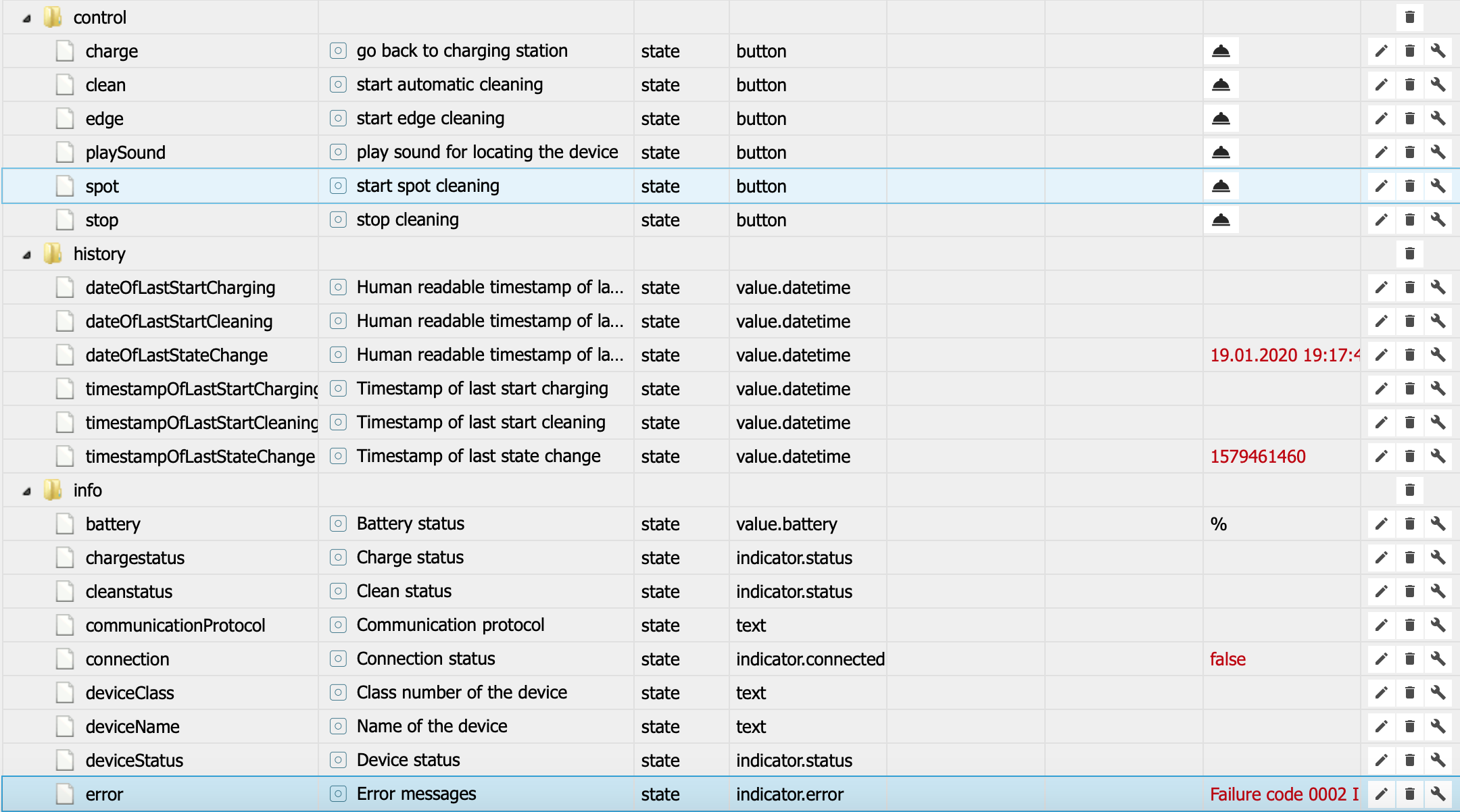 Deebot 900 funktioniert nicht ! · Issue #5 · mrbungle64/ioBroker