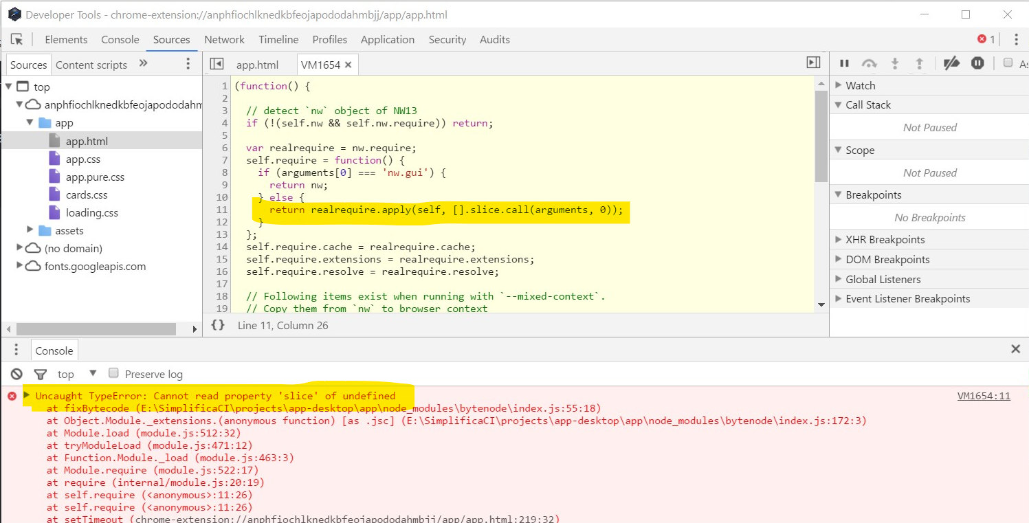 'Slice' of undefined. · Issue #74 · bytenode/bytenode · GitHub