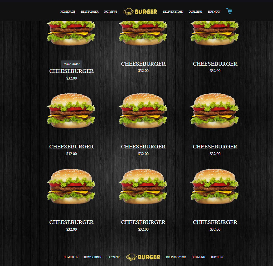 GitHub - Arwa-Esam/Burger-Website: Mini website using Html, CSS, Java ...
