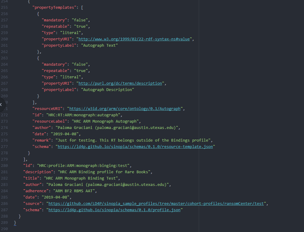 Profile Editor Exports V0 0 9 Json File Ld Editor Validation Error For V0 1 0 Json File Issue 448 Ld4p Sinopia Editor Github