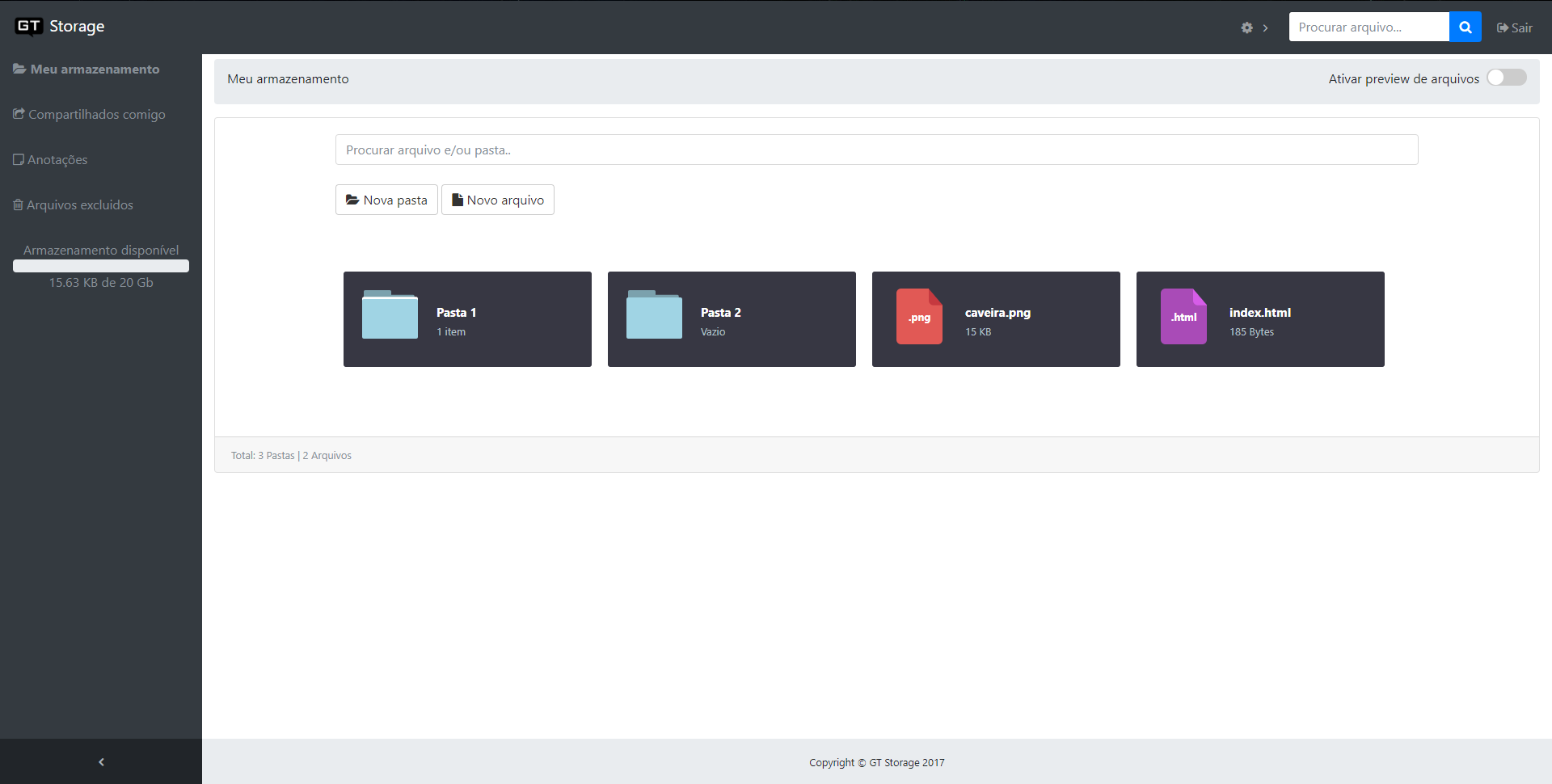 GitHub - TiagoCunhaDeveloper/storage: Sistema de gerenciamento de ...