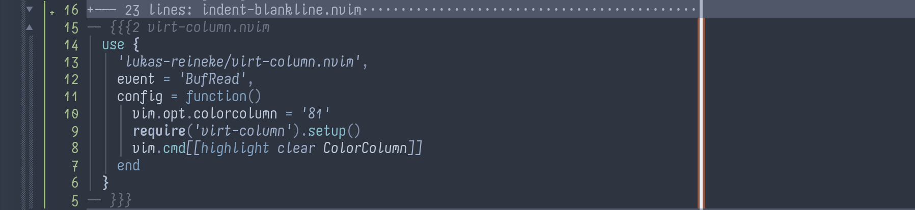 ColorColumn has to be cleared manually · Issue #2 · lukas-reineke/virt ...