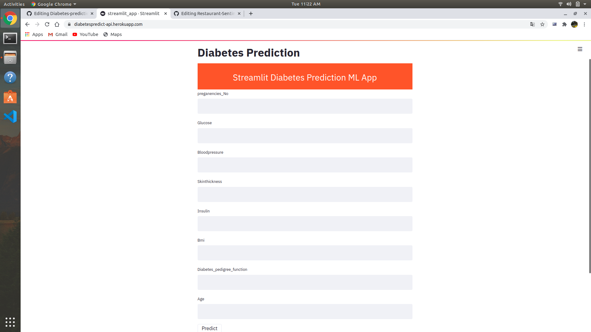 GitHub - Riopradheep007/Diabetes-prediction-deployed-in-Heruko