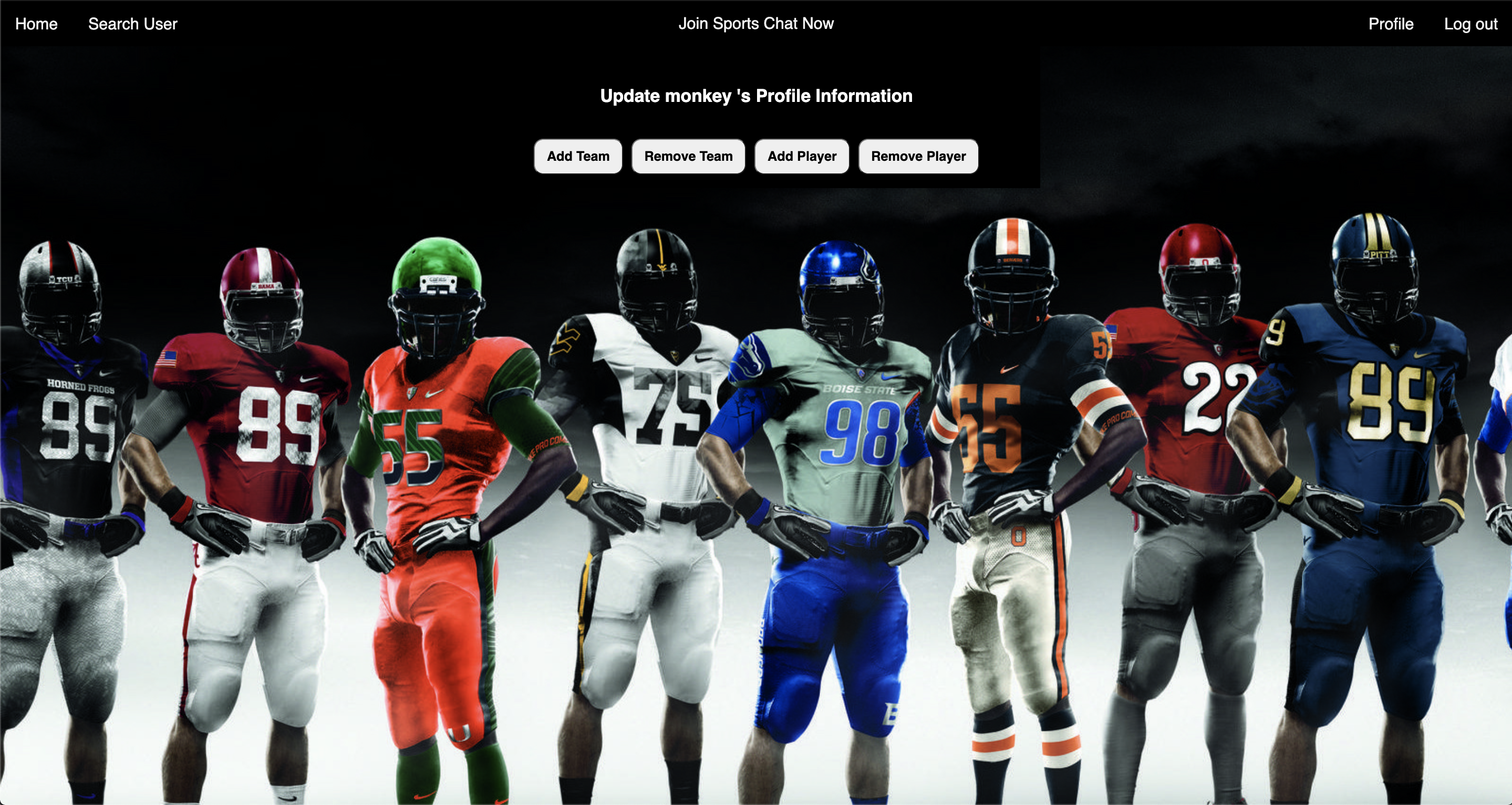 GitHub - nxm67420/Challengers-Team-Project: Team project that allows ...
