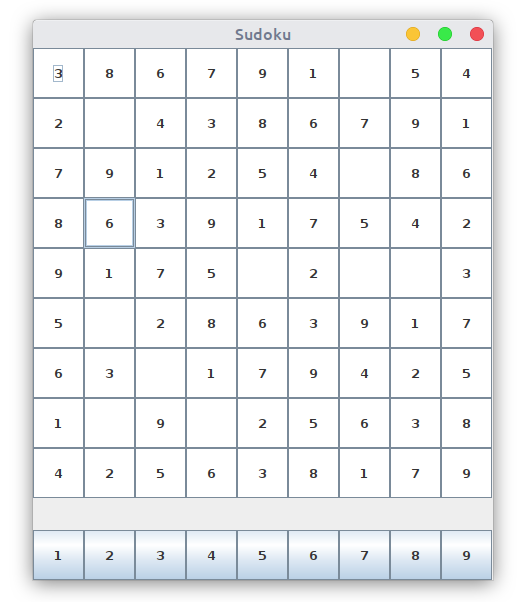 GitHub - dayeondev/SwingDoku: It's a Sudoku assignment using Java swing.