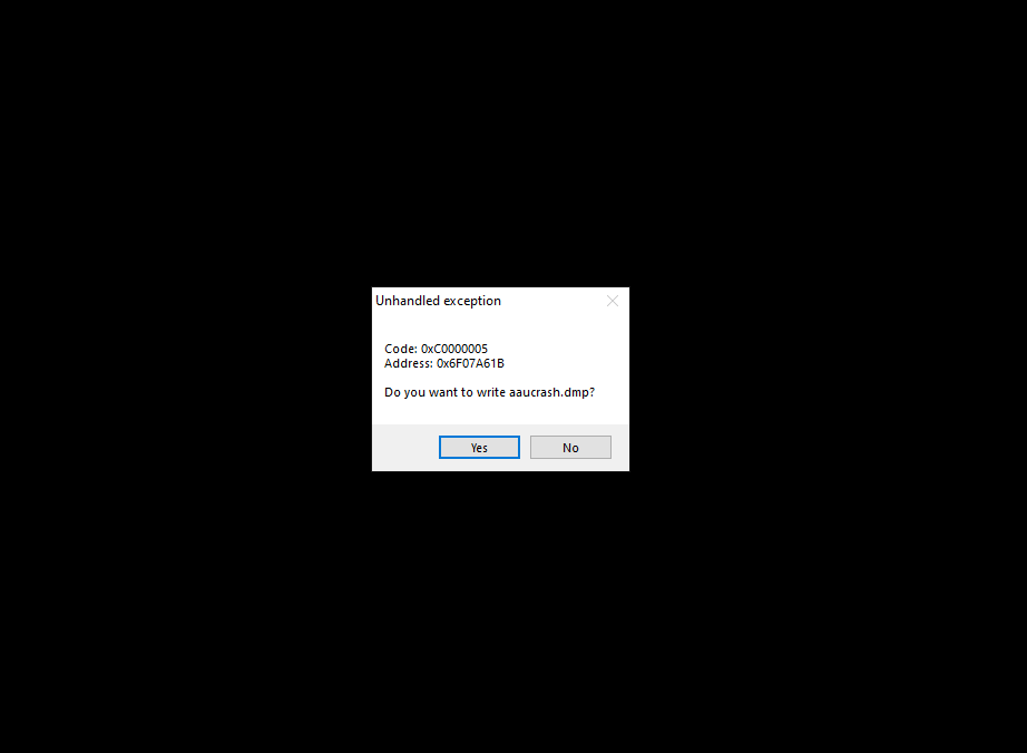 Error When Opening AA2 JSF with AA2Unlimited · Issue #192 · aa2g ...