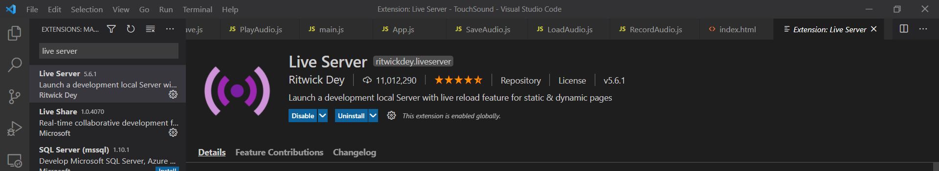 GitHub - ziggy321/TouchSound: Web Audio Editor Project