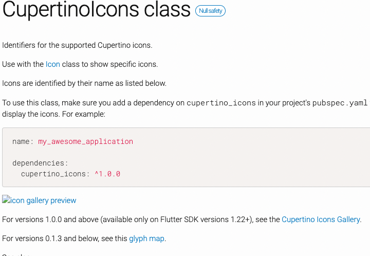 Cupertino Icon Gallery is not available · Issue #89549 · flutter ...