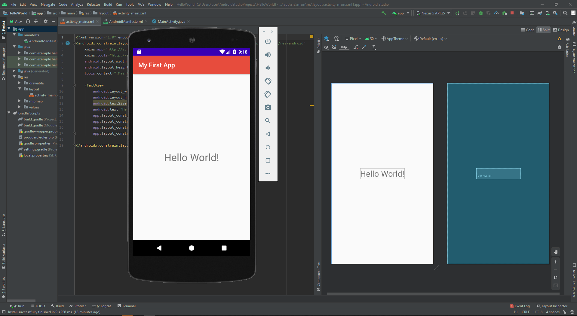 GitHub - ThamiduAnjana/Anroid-Helloworld-App: Hello world Android ...