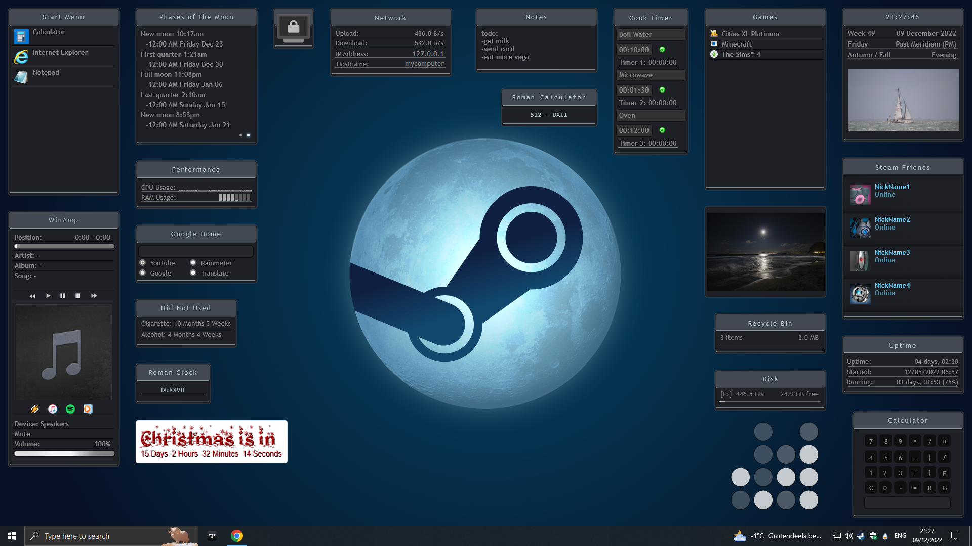 GitHub - Judian81/Rainmeter-OneClick-Part1