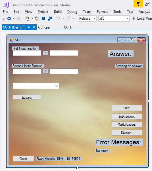 Github Ryan Kinsella Fraction Calculator Gui Application Cmpe 320 Github Ryan Kinsella Fraction Calculator Gui Application Cmpe 320