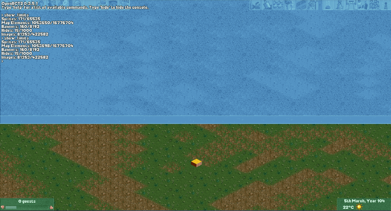 2-Limits after placing an Object - increased by 48