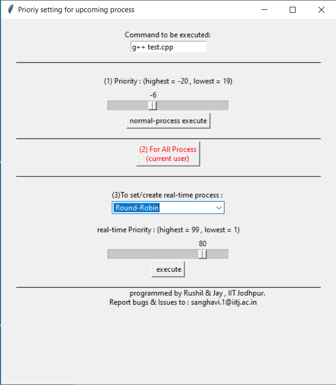 GitHub - jpvaishnav/Priority-And-Scheduling-Manager: Facilitating user ...