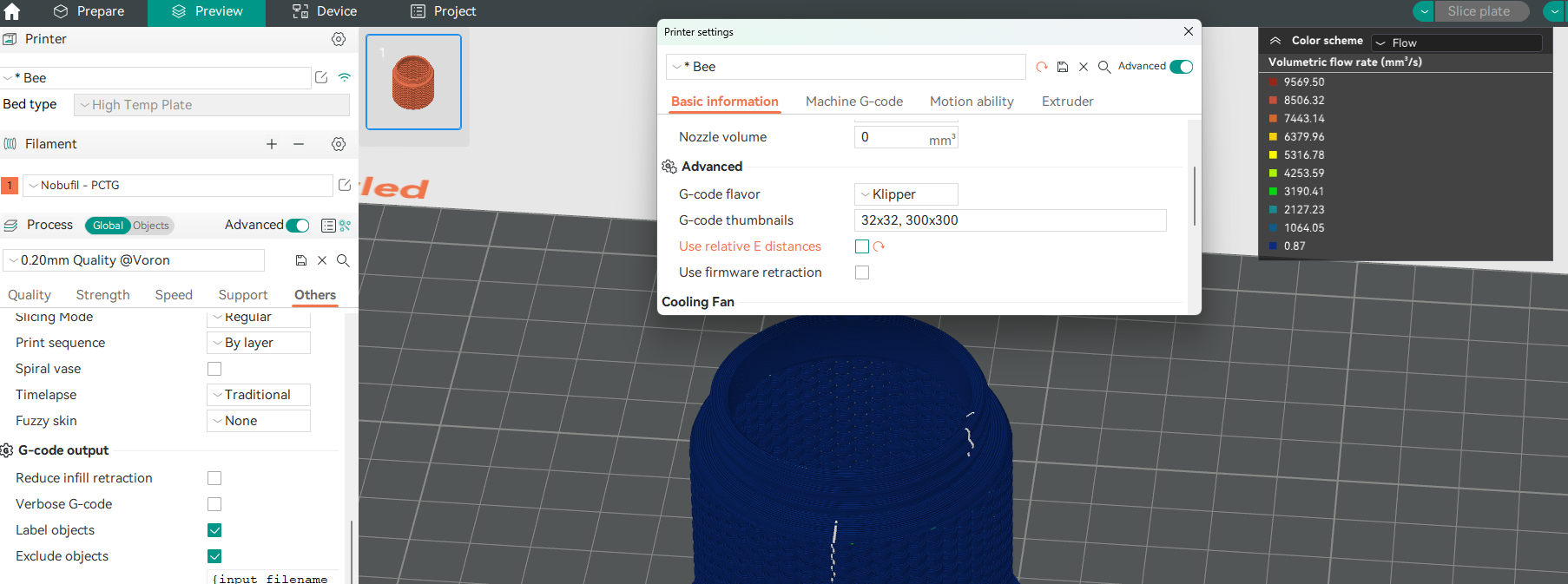 Absolut Extrusion create to much volumetric flowrate · Issue #1308 ...