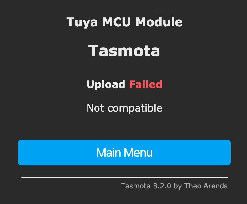 Tasmota 8.2.0 to WThermostatBeca 1.0.4 update · Issue #98 ...