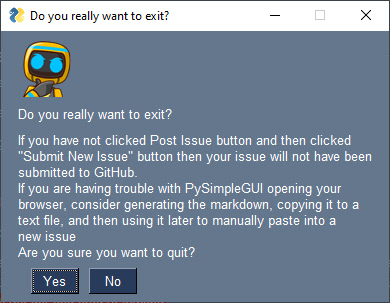 [Question] Here is how difficult it is to open an issue now! (difficult ...