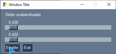 [Enhancement] Pls. make disabled slider visually distinct from enabled ...