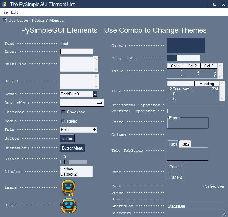 Pysimplegui