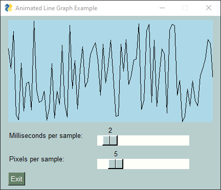 Best way to make a live quickly updating scrolling line graph (or ...