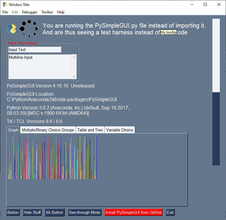 Pysimplegui 一个建立在tkinter之上简单但功能强大的gui Python开发社区 Ctolib码库