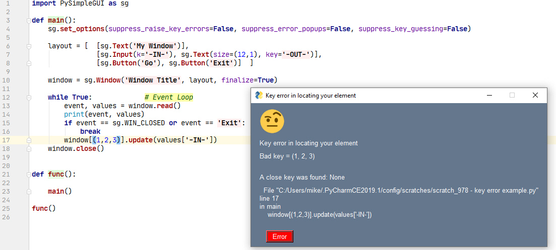 python event driven programming ports