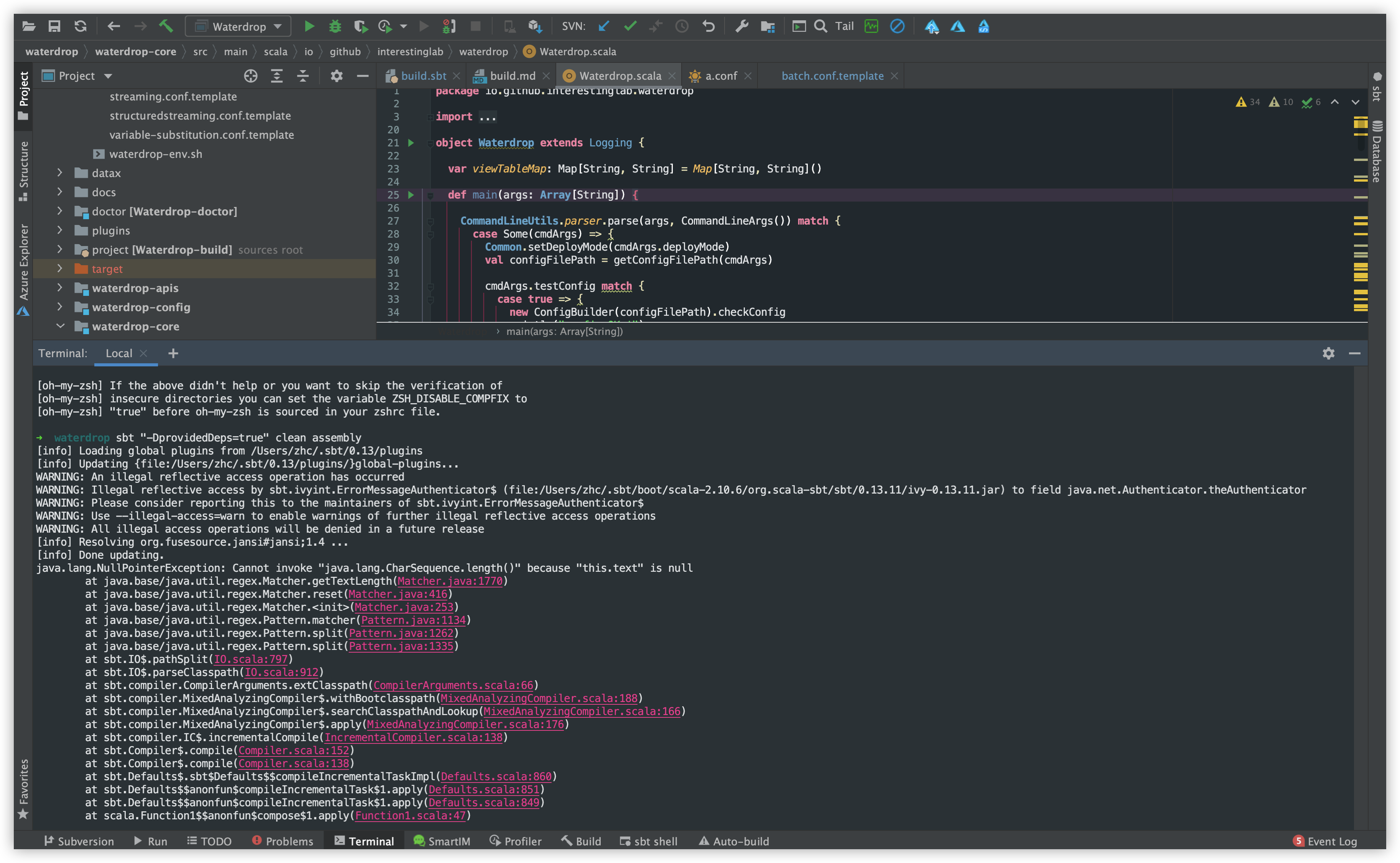 本地运行无问题，打包报错，求助！！！ · Issue #605 · apache/seatunnel · GitHub
