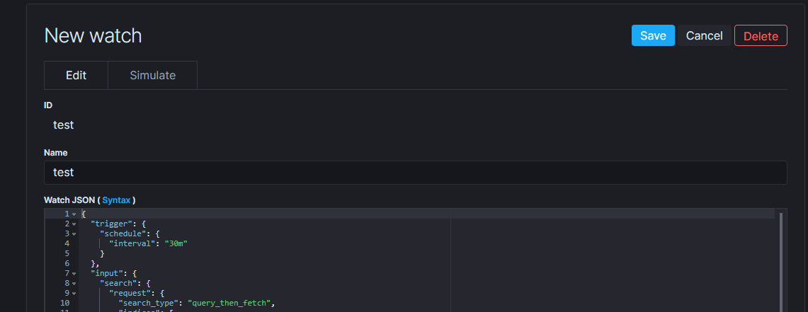 Watcher UI always show "New Watch" even if edititing existing watcher ...