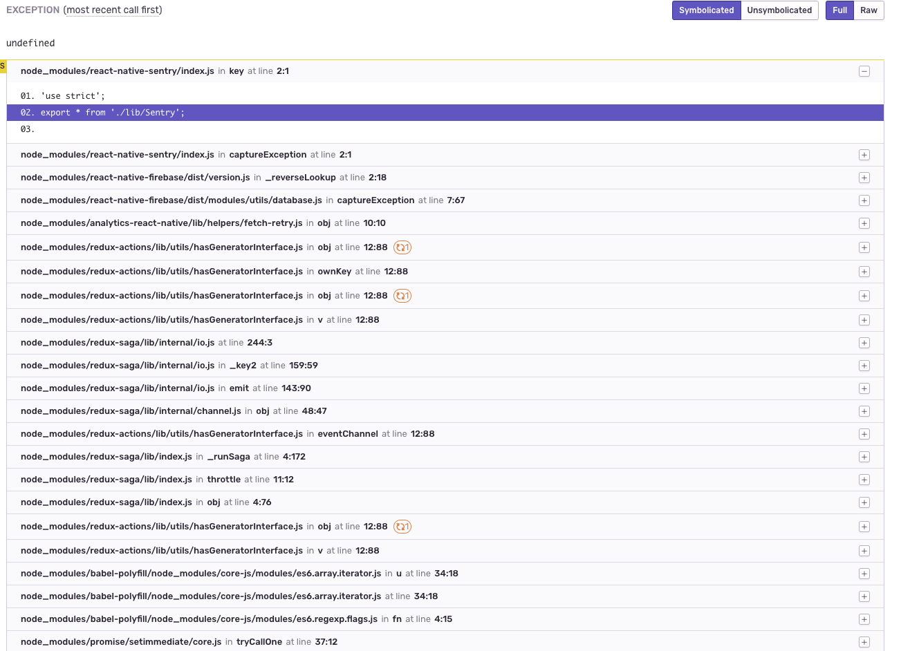 undefined error with absence of any additional info · Issue #582 ...