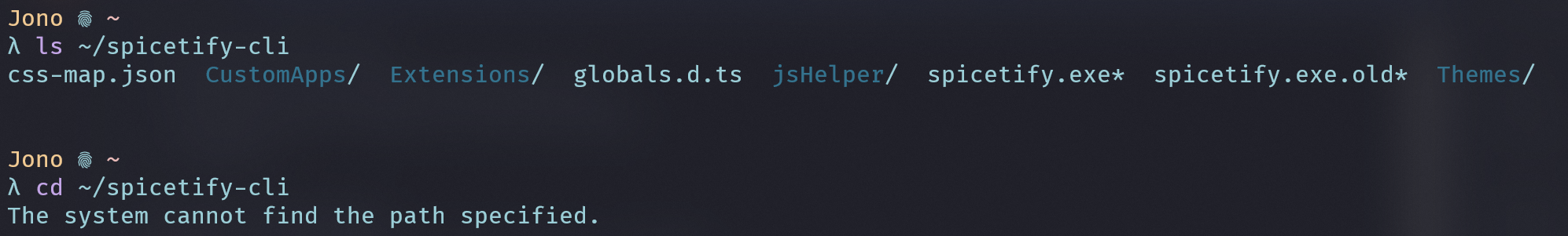 cd doesn't work with "~", but ls does · Issue #2704 · cmderdev/cmder ...