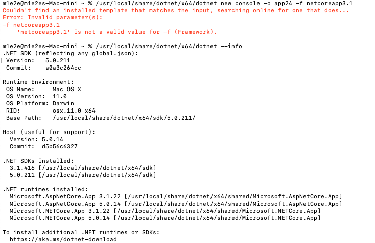 Unable to create projects target 3.1 by using CLI. · Issue #23479 ...