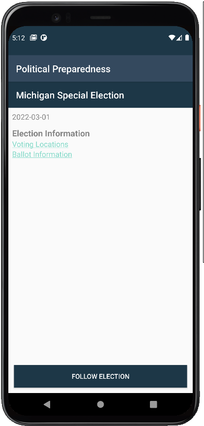 GitHub - chint32/PoliticalPreparednessApp: Udacity Nano Degree Project ...