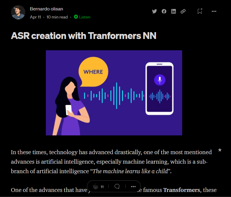 GitHub BernardoOlisan/ASRtransformersNN ASR system using