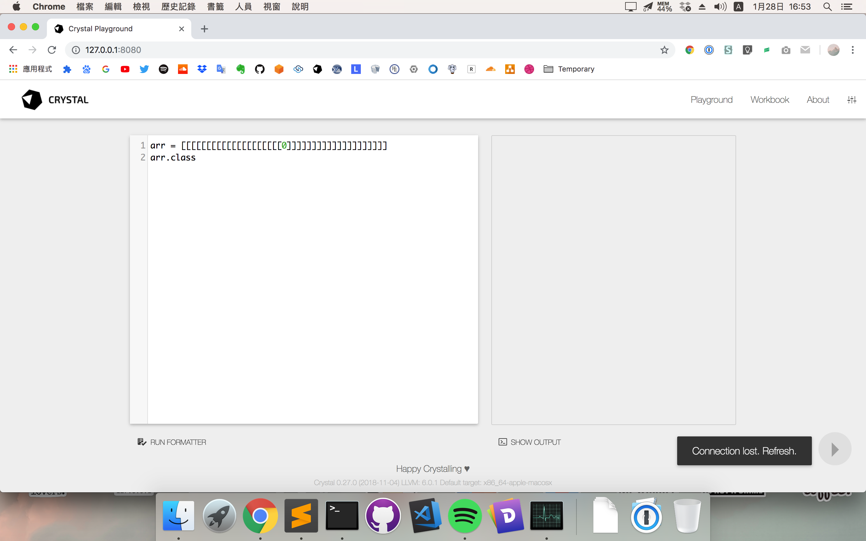 Too many heap sections: Increase MAXHINCR or MAX_HEAP_SECTS · Issue ...
