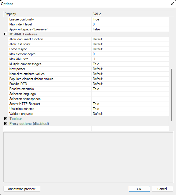 Notepad++ seems to not fetch remote XSD declared in schema location