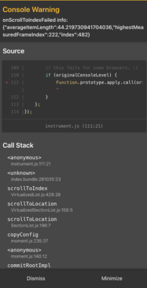 AgendaList onScrollToIndexFailed error · Issue #1842 · wix/react-native ...