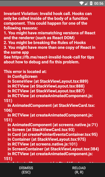 Invalid Hook | import React, {useState, useEffect} from 'react' · Issue ...