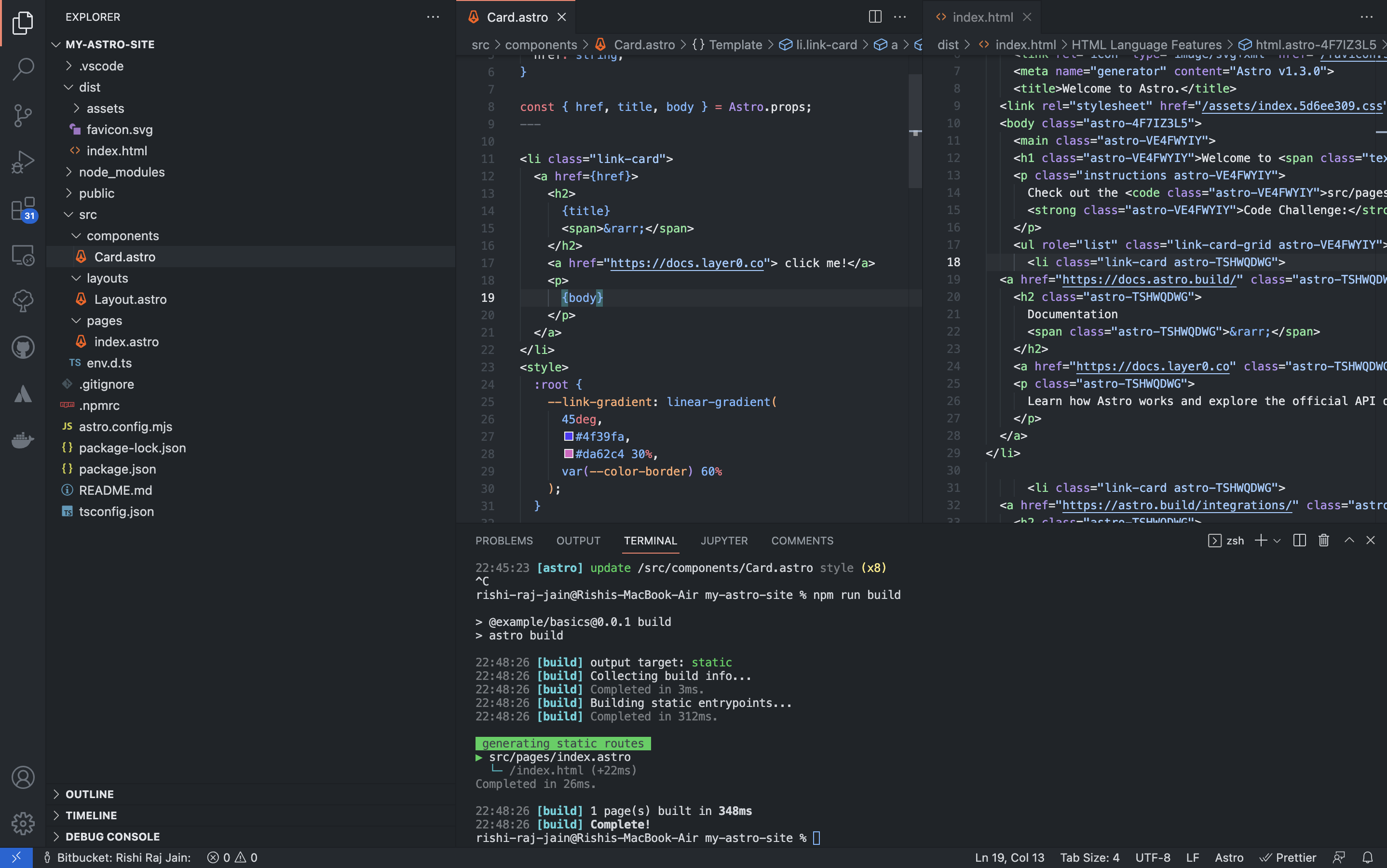 Nested anchor tags break element flow · Issue 4864 · withastro/astro