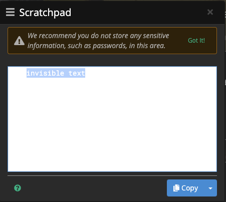 Scratchpad text area has wrong background color in dark mode · Issue ...