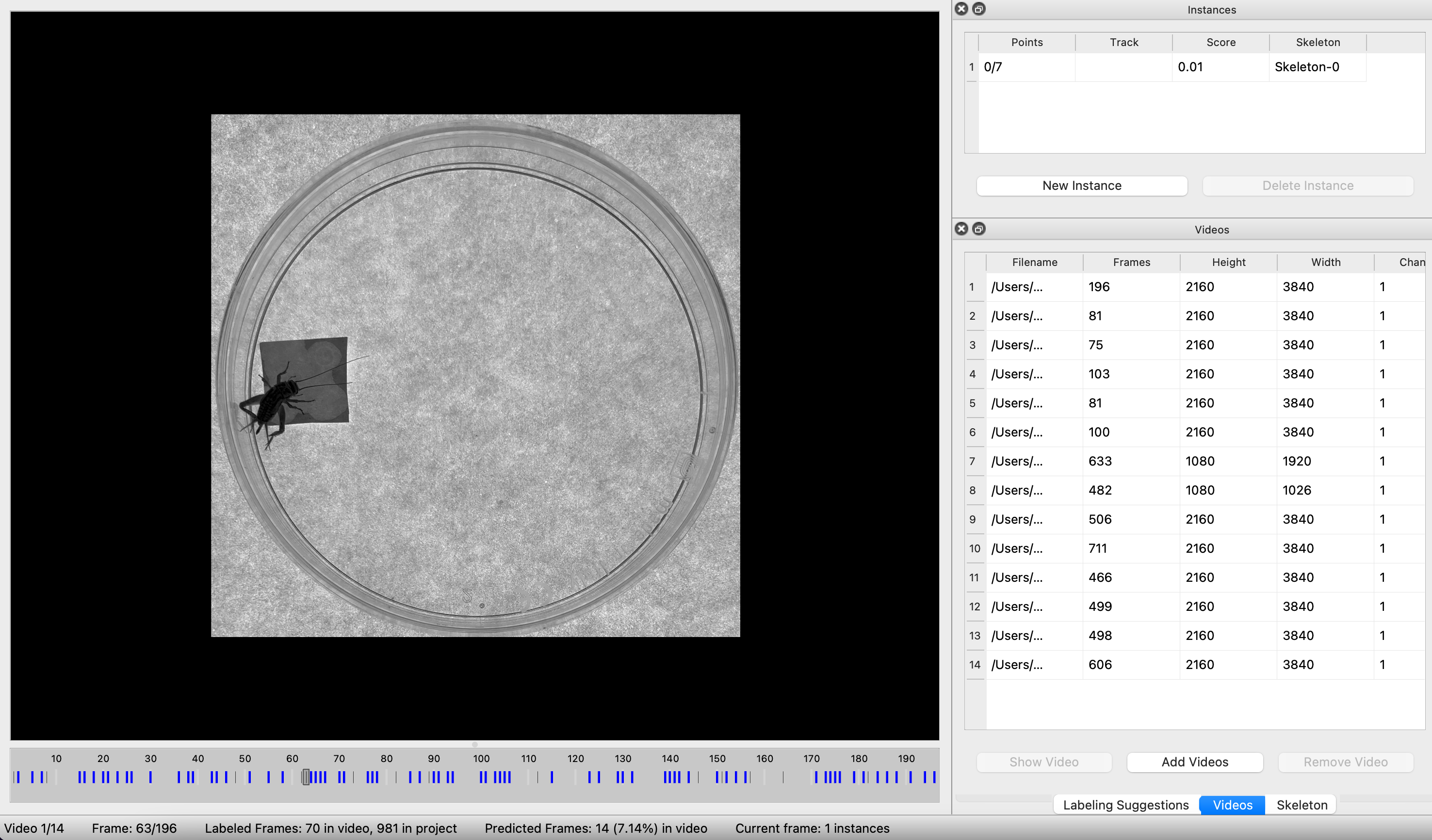 No point detected during inference · Issue #813 · talmolab/sleap · GitHub