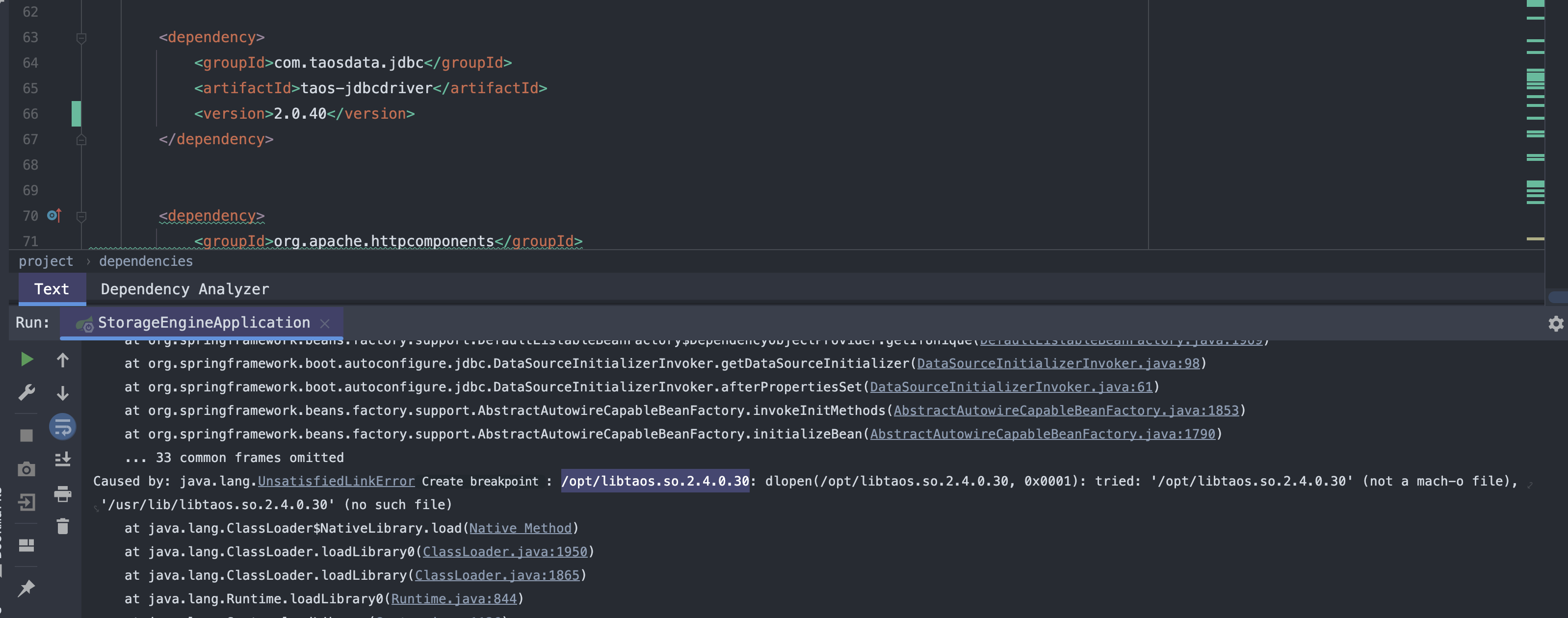 no taos in java.library.path · Issue 19520 · taosdata/TDengine · GitHub